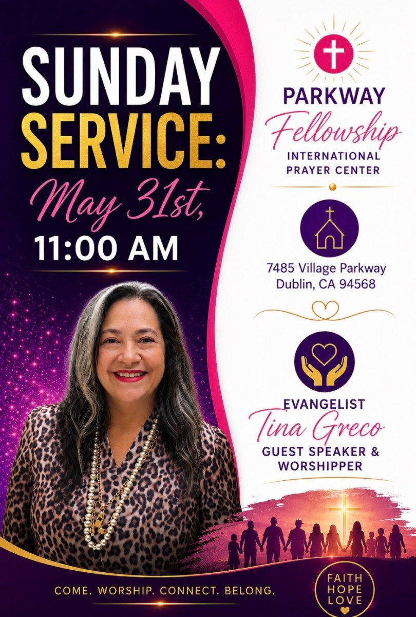 Evangelist Tina Greco at Parkway Fellowship (5/31/26)